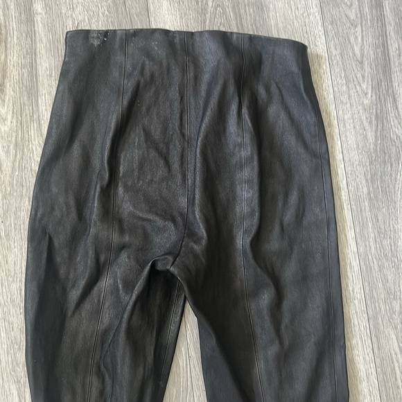 Theory Bristol Black High-Waist Legging in Leather 0 - Picture 7 of 13